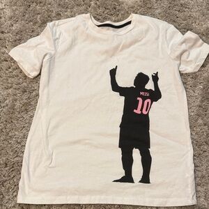 Kids White Graphic T-Shirt